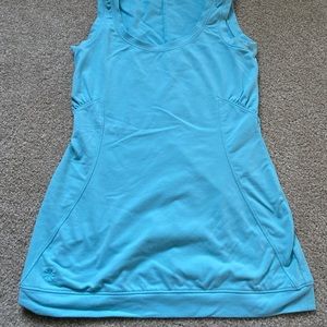 Athleta tank top light blue cute detailing XXS